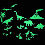 Stickers Colours 27355 Glow Dinosaur Night
